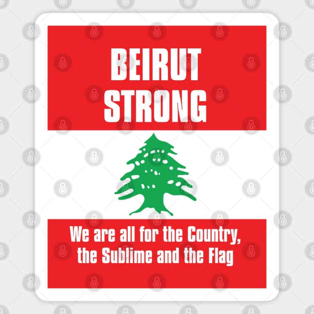 Beirut Strong Magnet by Roufxis